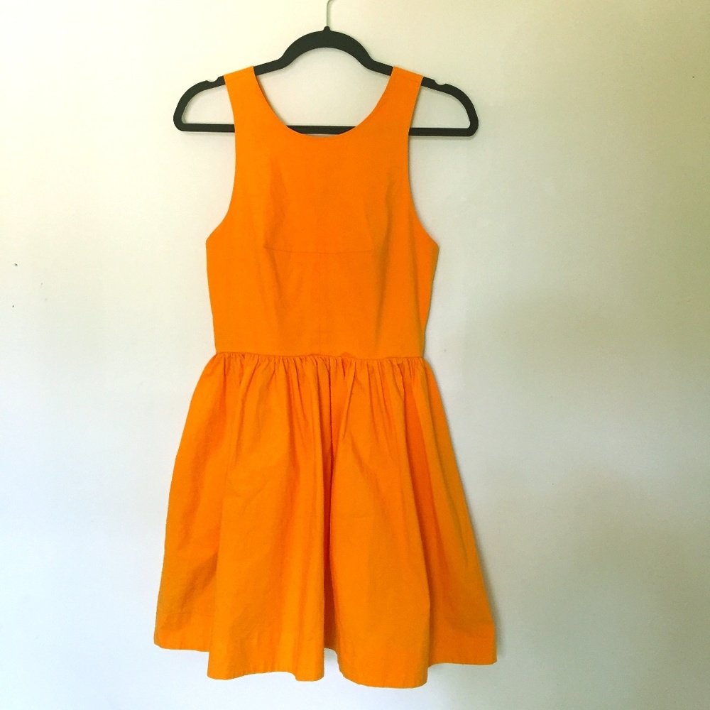 Kate Spade Saturday Orange Tank Dress Size 6
